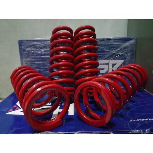 LOWERING KIT HSR RED HONDA BRIO !!!