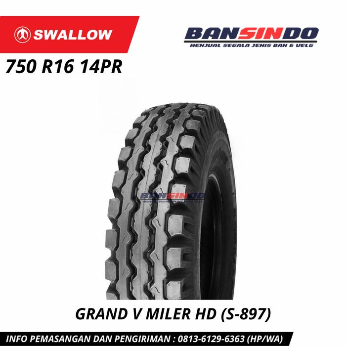 Ban Swallow Grand V Miler HD SK897 750 R16 ( 750-16 / 750 16 / 750.16)