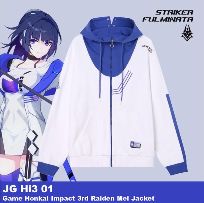 Jaket Game Honkai Impact 3rd Raiden Mei Cosplay Custom ( JG HI3 01 )