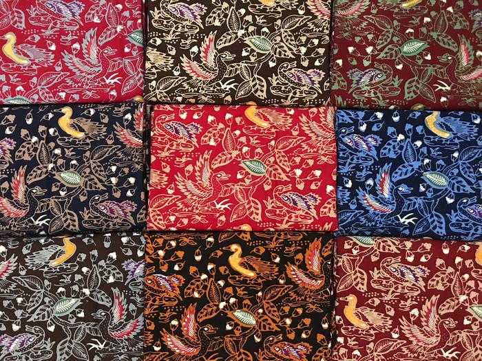 Batik Angsa Filosofi Kehidupan Tulis Kombinasi Cap