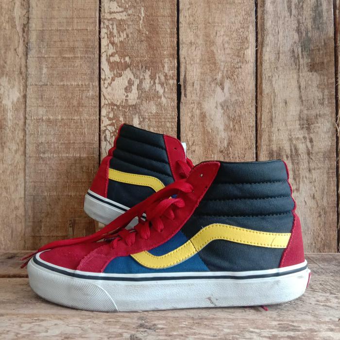 Sepatu Second, - VANS SK8 MULTI COLOR -