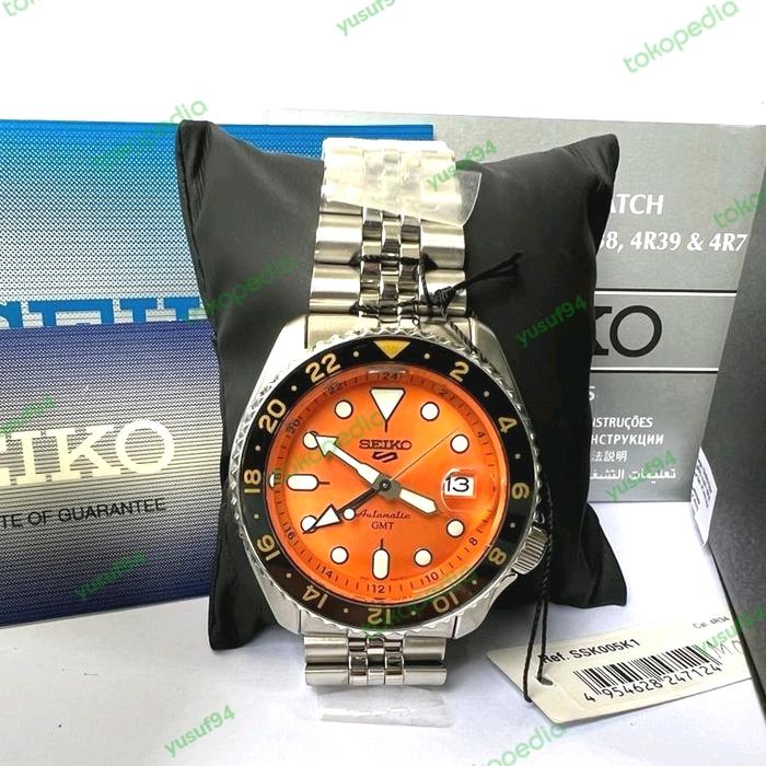 Seiko 5 GMT SSK005 Original Jam Tangan Pria Watch