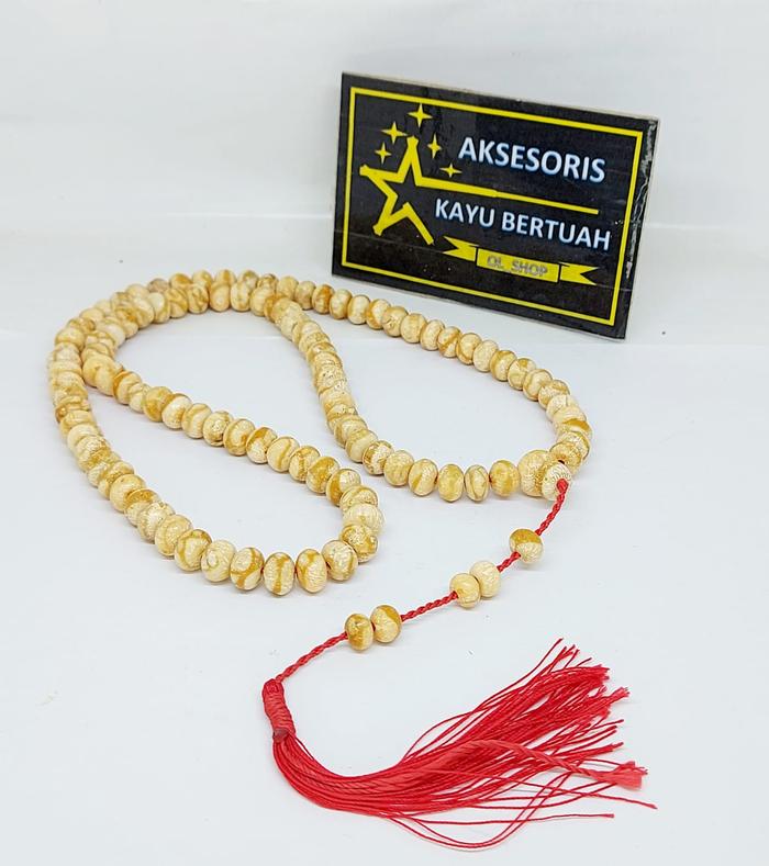 TASBIH CORAL MARJAN PUTIH 8 MM