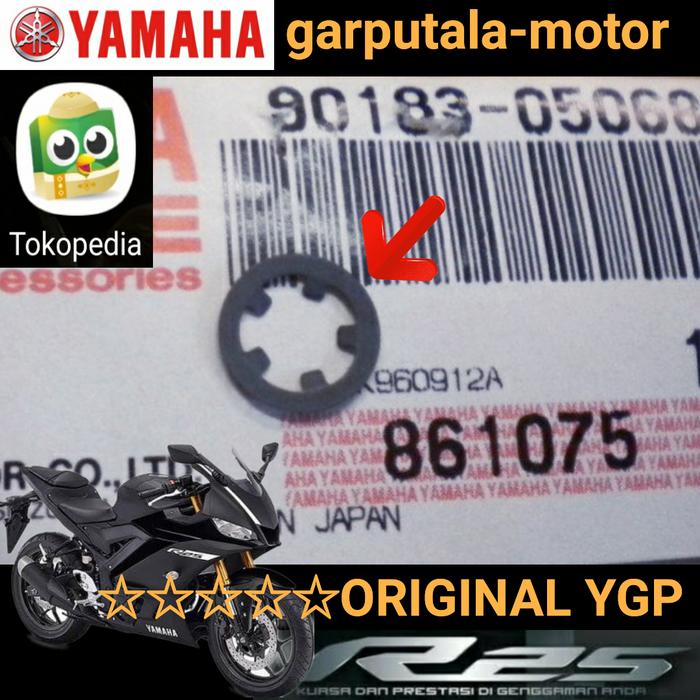 NUT SPRING 90183-05067 YAMAHA YZF250 R25 MUR PER BODY 90183-05068 ORIGINAL YAMAHA GENUINE PARTS ASLI