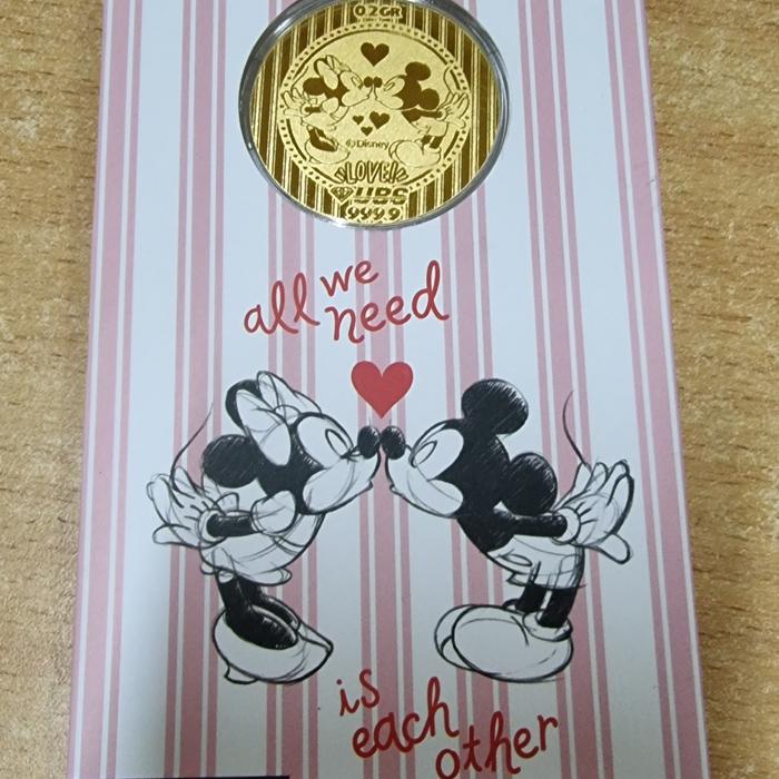 emas UBS logam mulia 0,2 gr GOLD micky mouse