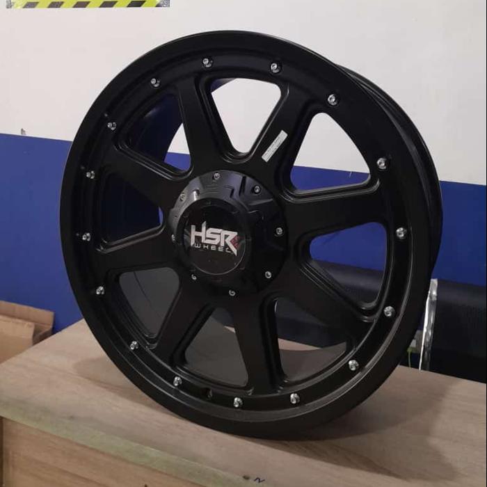 Velg original black dop model palang fortuner pajero MUZU HSR RING 20