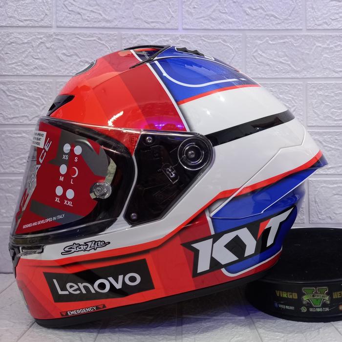 KYT HELM NZ RACE PIRRO REPLICA 2021 WITH SPONSOR|NZ RACE