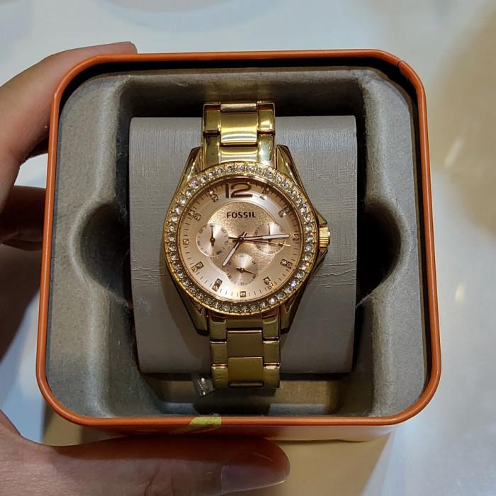 Jam Tangan Wanita Original Fossil Riley Multifunction ES2811 2nd