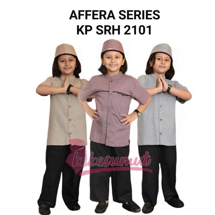 Kekesumut KP SRH 2101 Affera Series Baju Koko Anak Humaima KS01