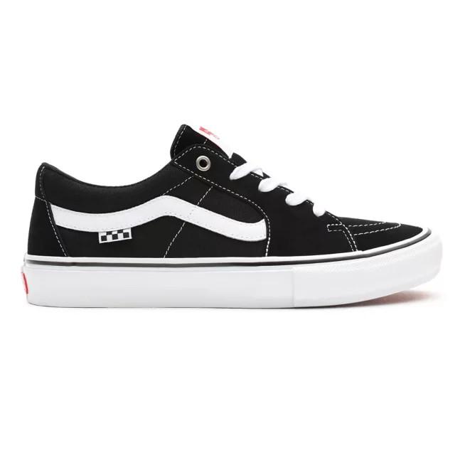 VANS SK8 LOW PRO SKATE BLACK WHITE ORIGINAL RESMI