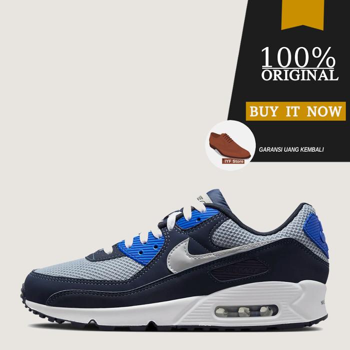 FD0374-410 Sneakers Original Sepatu Nike Air Max 90 SE - Midnight Navy