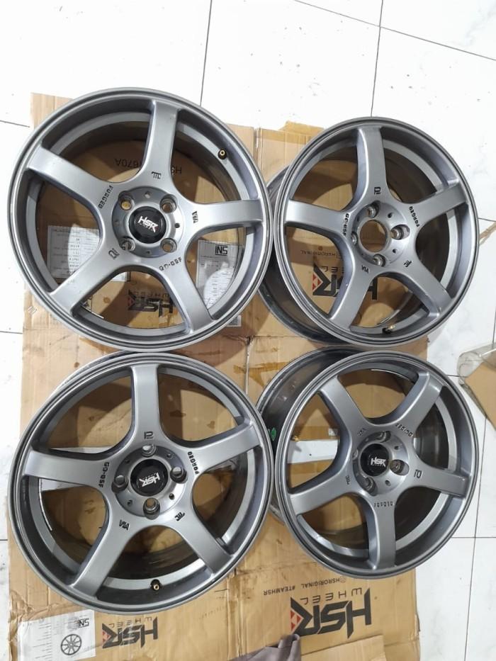 Velg Mobil bekas Hsr Tendon Ring 16x7 Pcd 4x100 Buat Yaris Vios Brio