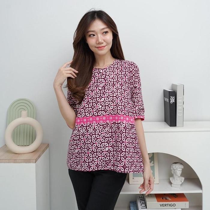 Btk Pinkan Blouse Batik Wanita