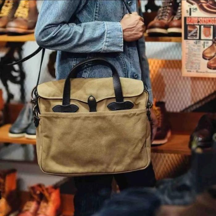 Filson Rugged Twill Briefcase Original Authentic Made USA