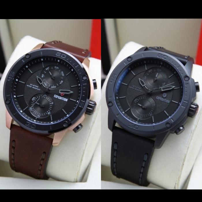 Jam Tangan Pria EXPEDITION 6821 E6821 E6821M (ORIGINAL) Watches Kulit