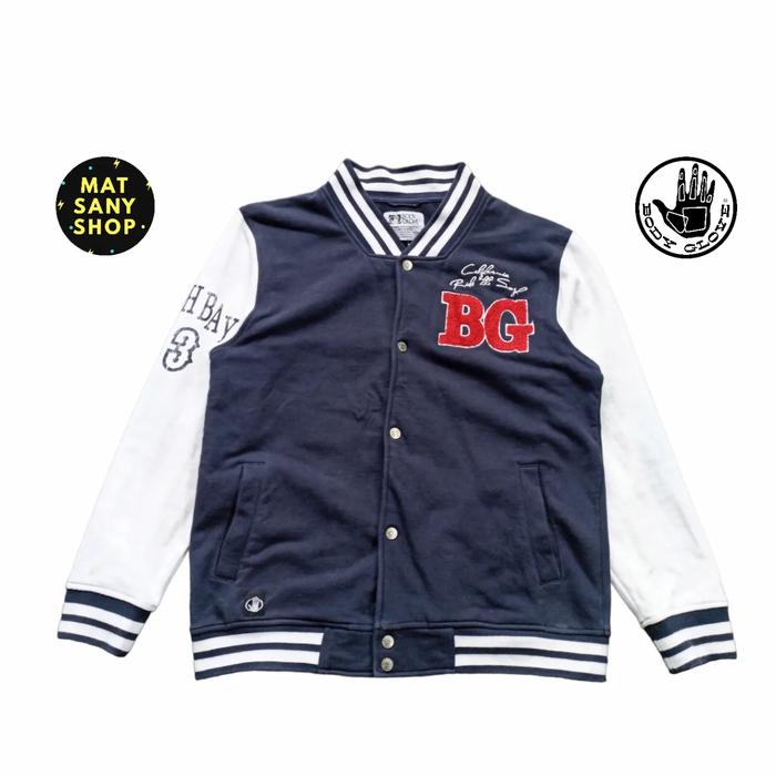 Jaket Varsity Baseball Surf Brand Body Glove California Vintage Pantai