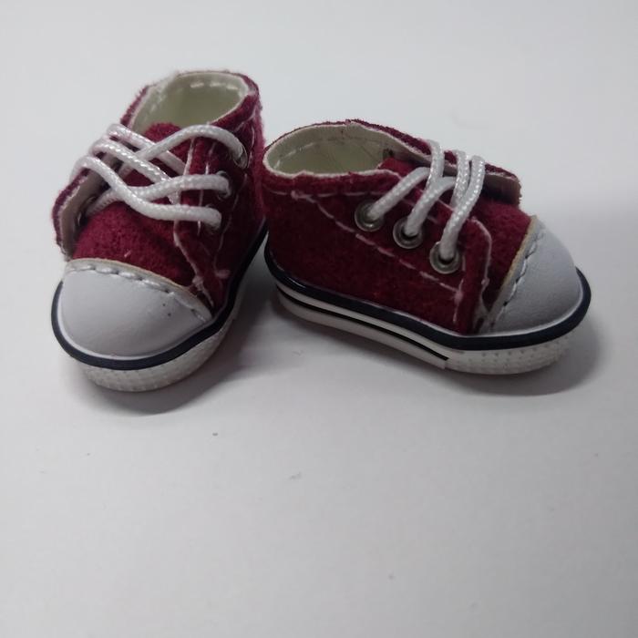 sepatu nendoroid sneakers canvas merah ymy ob11