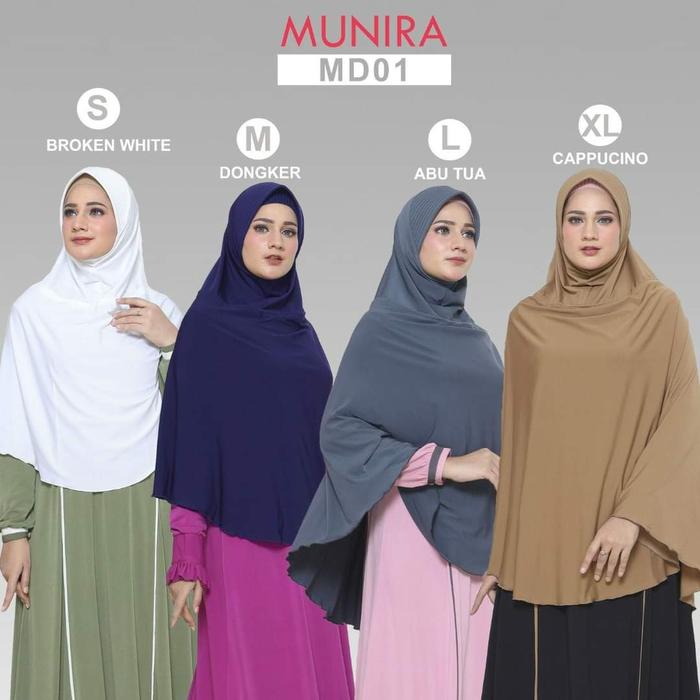 BERGO MUNIRA JILBAB INSTAN JUMBO MD 01