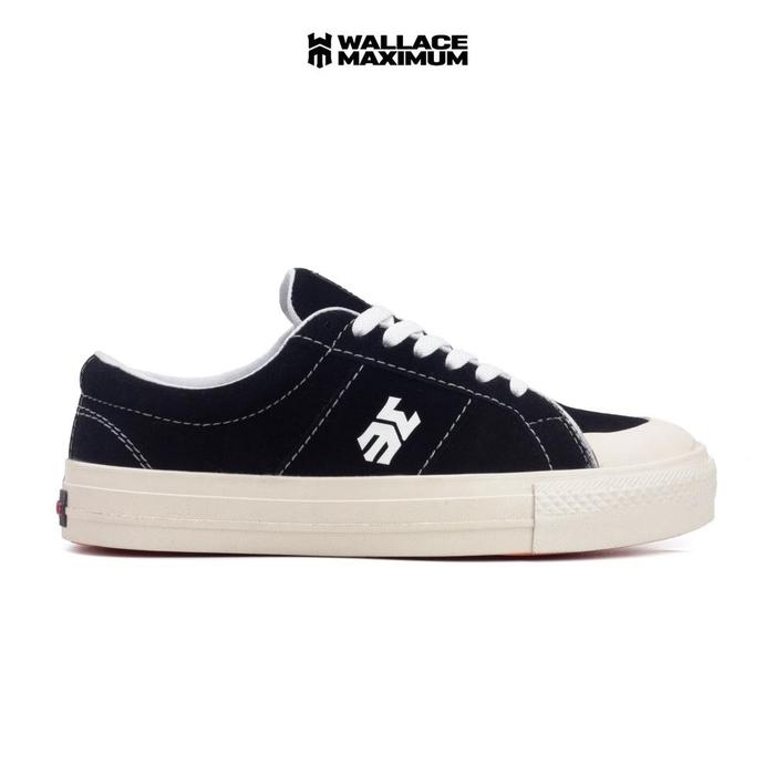 Sepatu Vulcan-Wama Wallace Maximum Obelis Asteris Black Sepatu