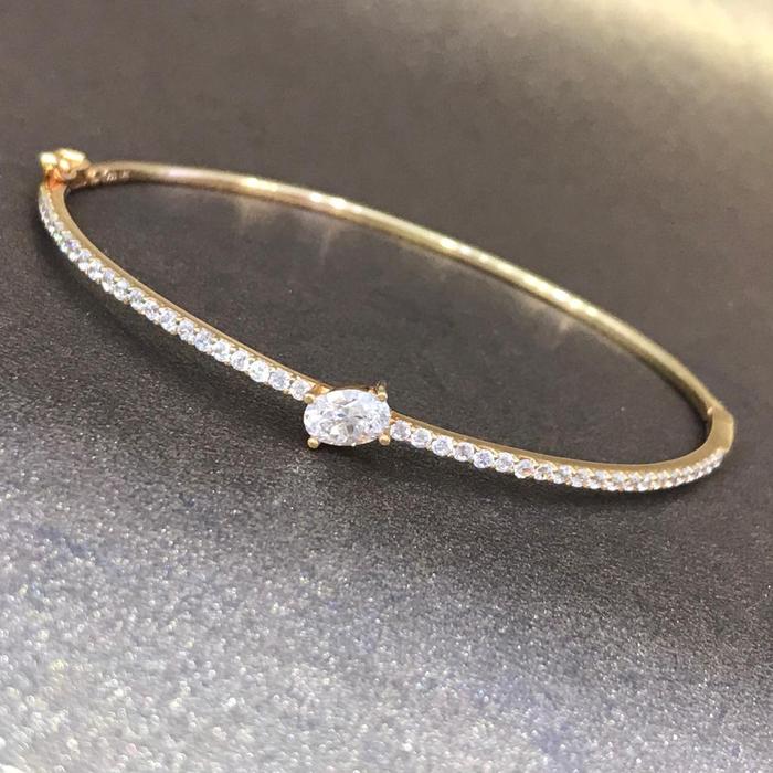GELANG EMAS HWT bangle gold 750 GGE0645