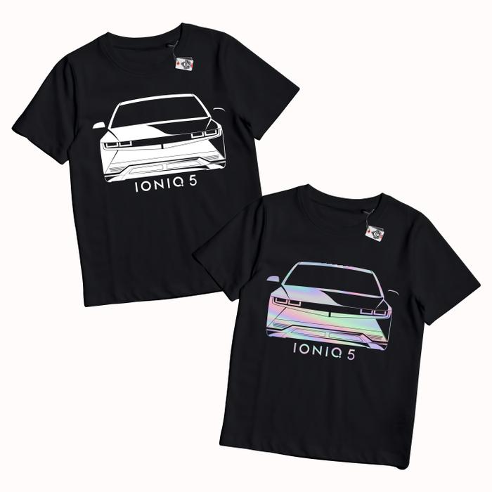 KARIMAKE Kaos Baju Anak HYUNDAI IONIQ 5 FRONT Kaos Otomotif