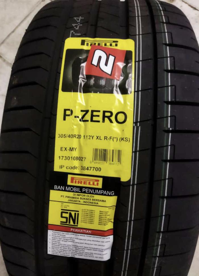 ban mobil 305 40 20 pirelli pzero run flat 305/40 r20 bmw