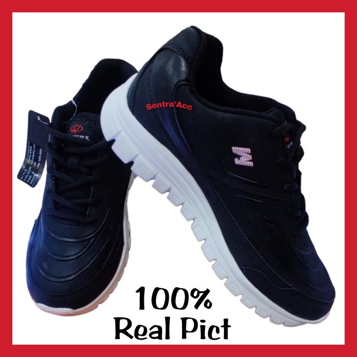 Sepatu Wukira England Hitam Putih Sepatu Cowok Sepatu Pria