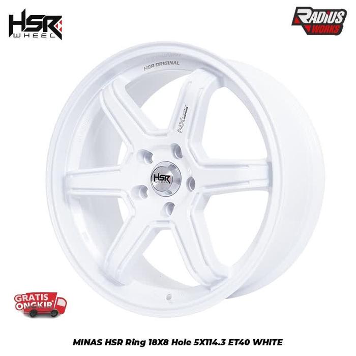 velg TE37 white ring 18 original hsr tipe MINAS buat xpander crv R18