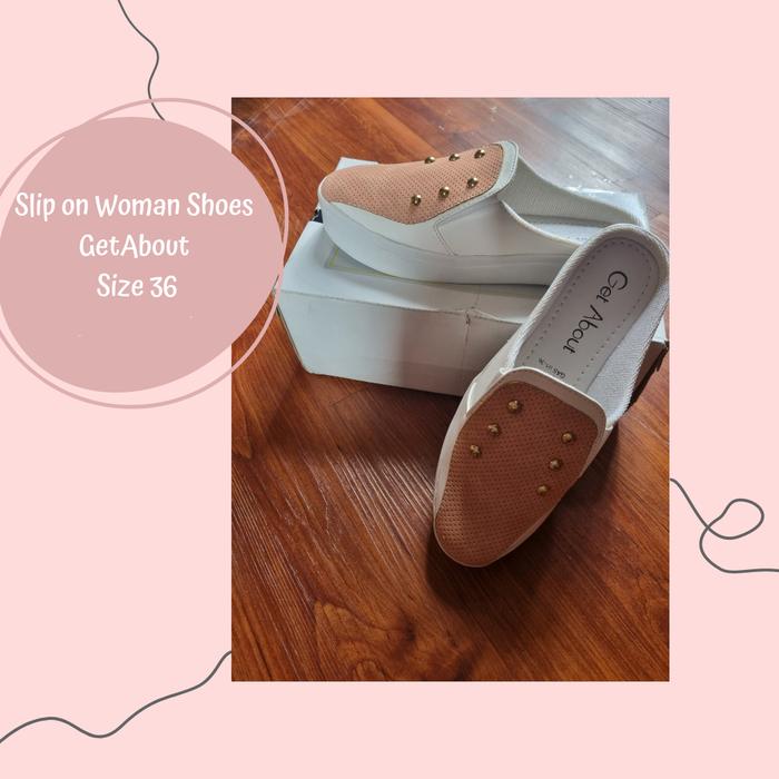 Sepatu Slip On Get About Sepatu Wanita Size 36