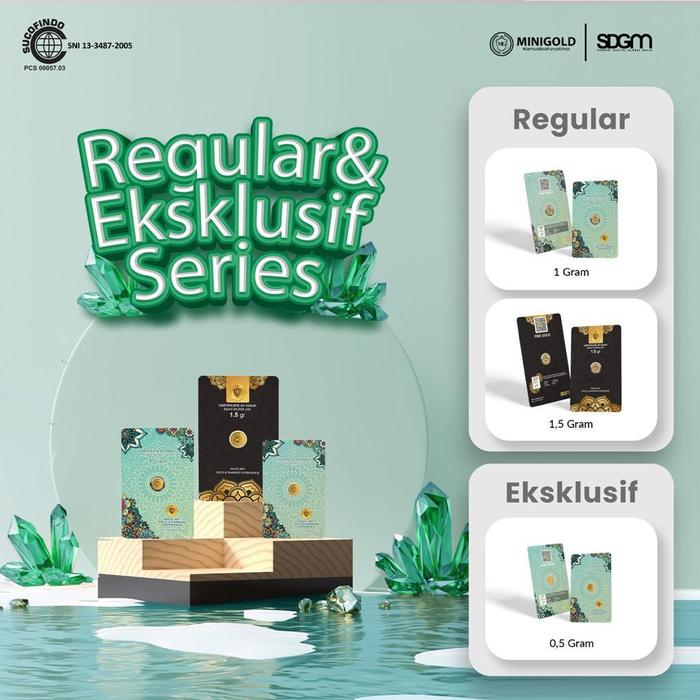 MiniGold 1 Gram Koin Emas Mini Murni 24 Karat Logam Mulia Resmi