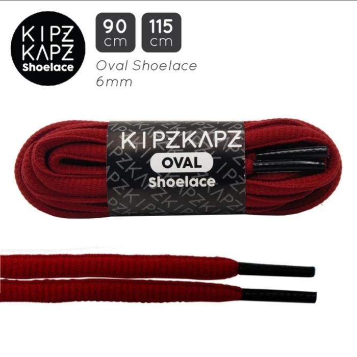 KIPZKAPZ OSP9 Maroon with Black Tips - Tali Sepatu Oval 6mm