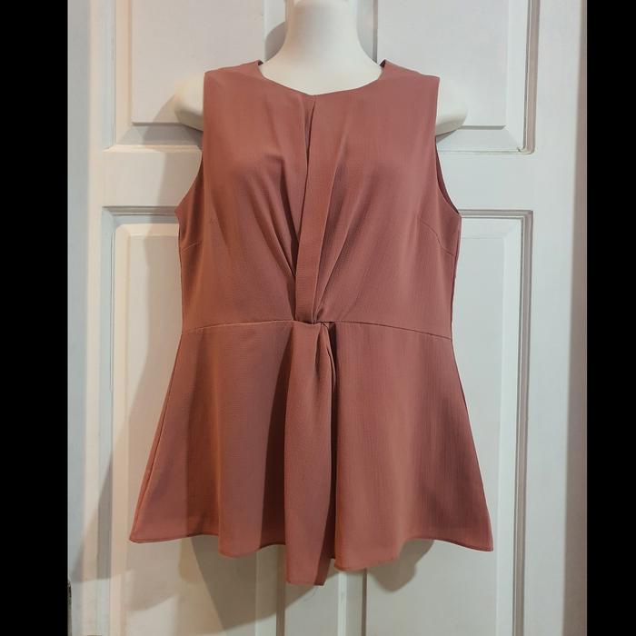 Cotton ink studio top pink