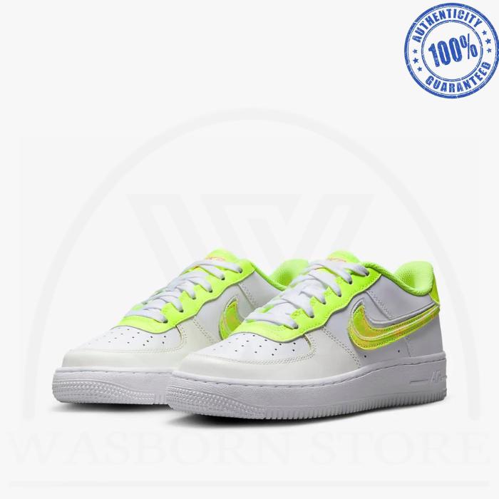 " NIKE AIR FORCE 1 LOW LV8 WHITE VOLT (GS) "