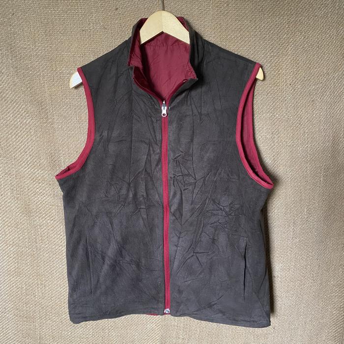 Uniqlo Reversible Fleece Vest Pria