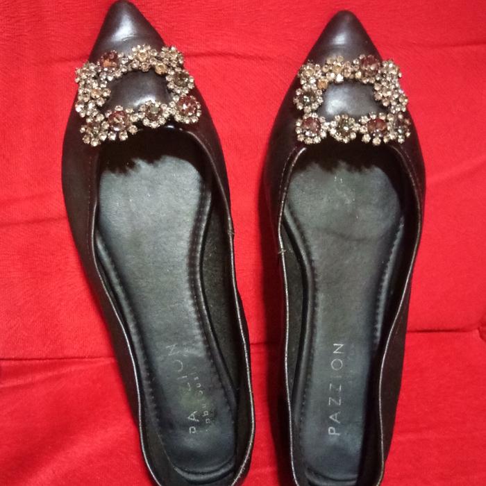 Preloved Pazzion Flat Shoes Sepatu Teplek Sz 38 Authentic
