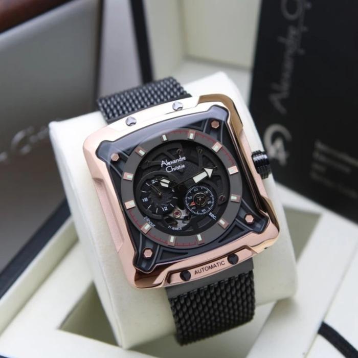 ALEXANDRE CHRISTIE AC 3030 ROSEGOLD BLACK AC3030 PRIA ORI,,STAINLESS