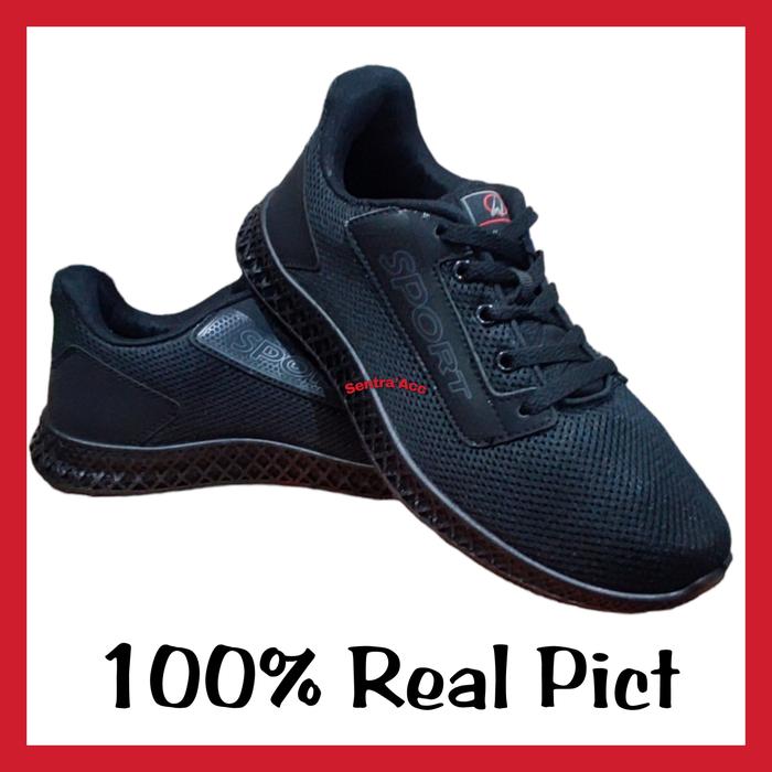 Sepatu Wukira Athena Hitam Sepatu Sekolah Sepatu Cowok Sepatu Tali