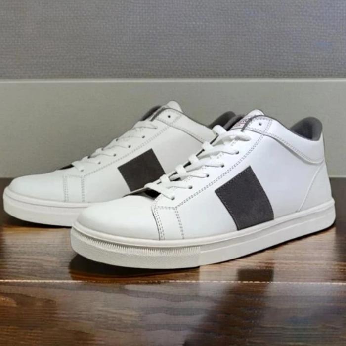 JACKSON White Sepatu Casual Pria Men-504 Sneakers Low Boot Putih 39.44