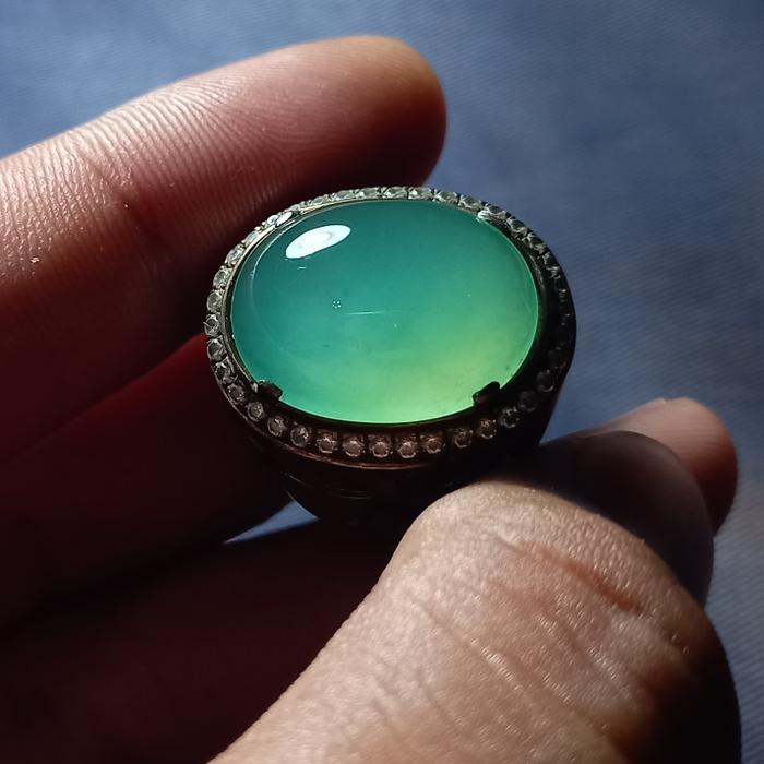 Bacan Doko Palamea Fido kristal giwang Hijau Apel(1)