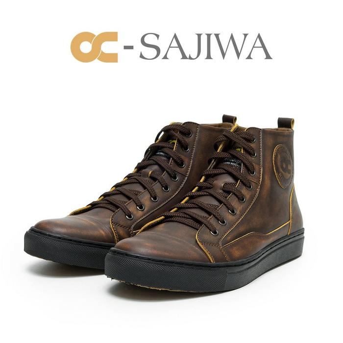 SEPATU SNEAKERS KULIT/SEPATU KULIT OC-Sajiwa
