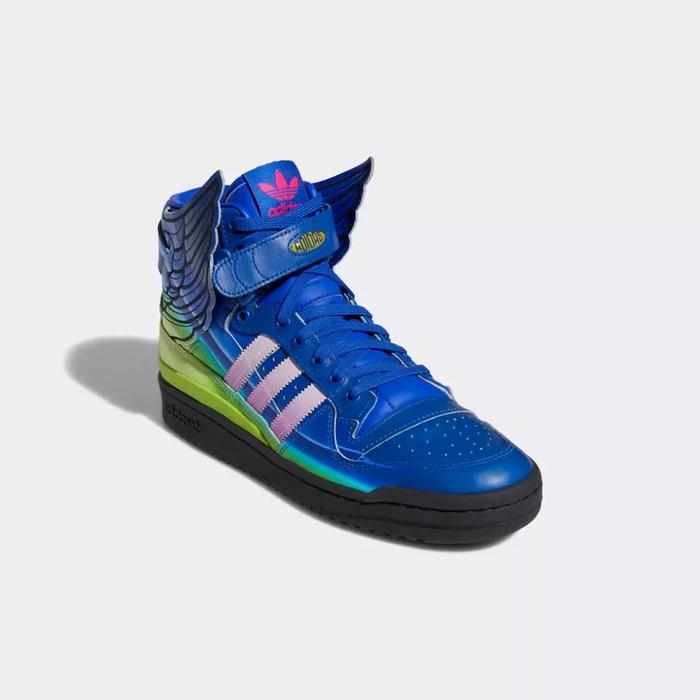 Sepatu Adidas Jeremy Scott Motorsport Wings 4.0 Unisex Blue Green