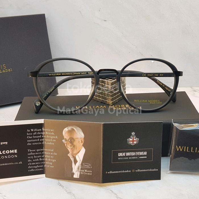 Kacamata Unisex Original William Morris Agatha AC4 Made in Japan