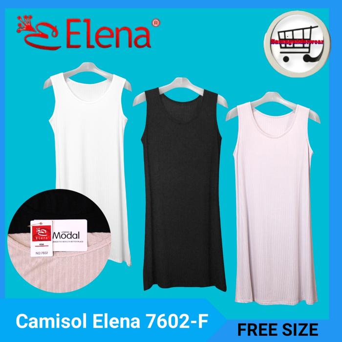 Camisol wanita Elena 7602 free size || Lenzing Modal || isi 1pcs