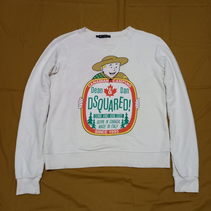 Dsquared 2 Canadian Camping Dean and Dan vintage crewneck