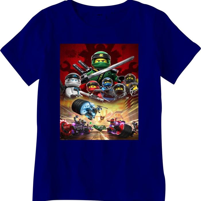 CRW-kaos anak ninja lego/ninja go
