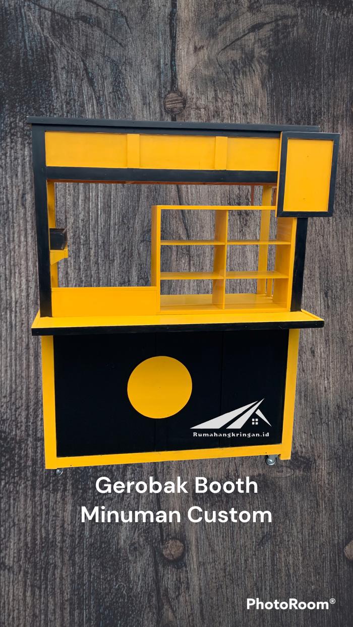 Gerobak Booth Minuman , Stand Minuman , booth minuman portable jual