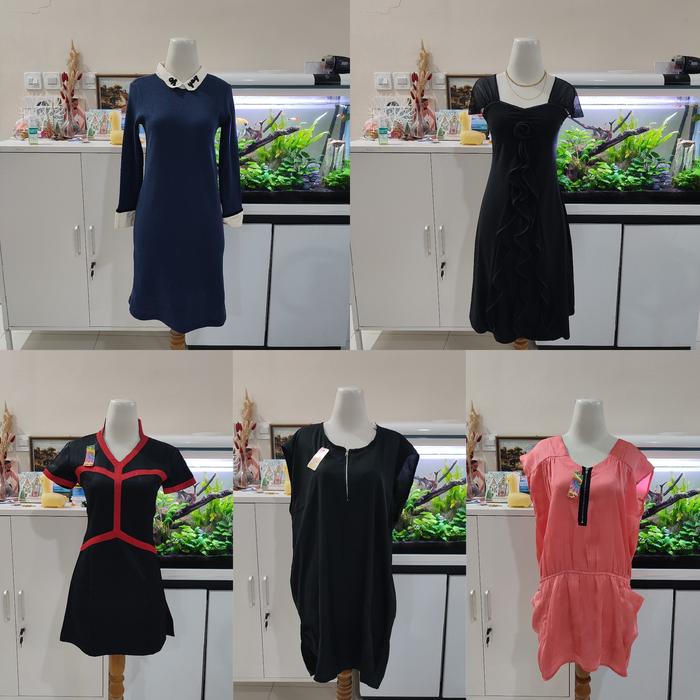 preloved thrift murah dress lengan panjang pendek bagus premium