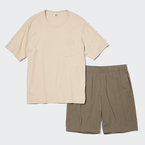 kaos airism uniqlo set celana original