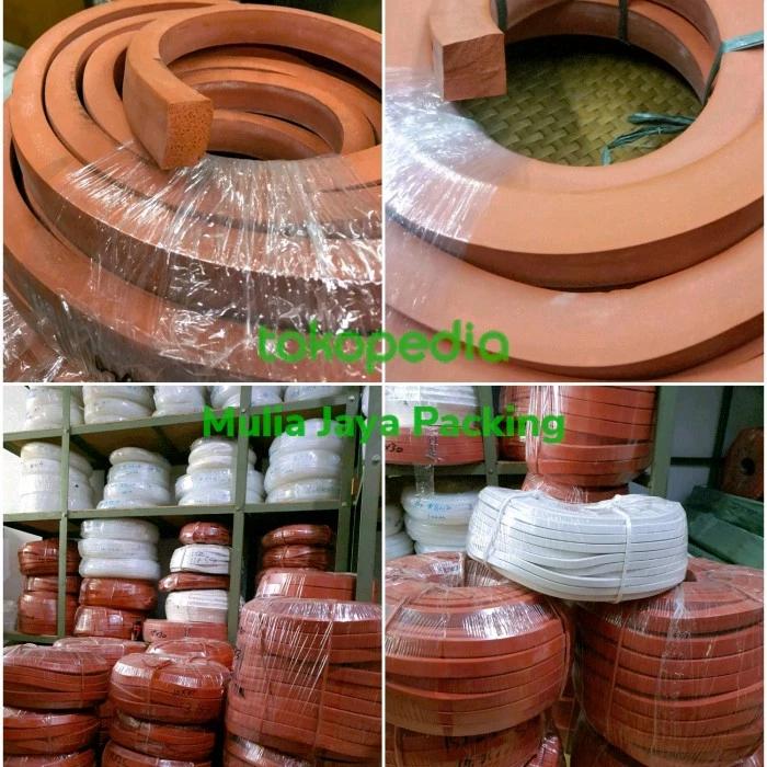 Sponge Silicone Kotak - Silicone Kotak 35x35mm x 1m