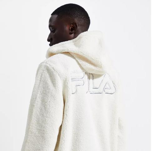 Jaket Winter FILA Full Zipper Sherpa Hoodie jacket Original